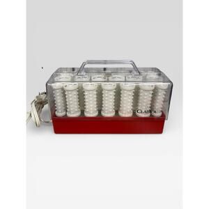 Vintage Clairol Style Setter Wax Hot Rollers Curler C20-1 Complete NO Clips